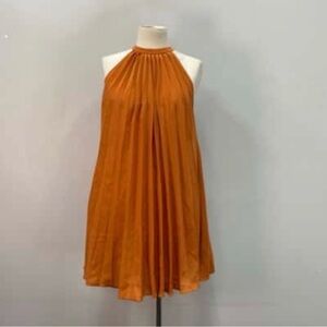 ASOS Vibrant Orange Backless Dress